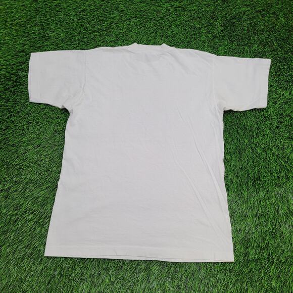 Vintage 90s Safari Elephant Shirt Womens Medium 19x25 Wildlife - Picture 2 of 16